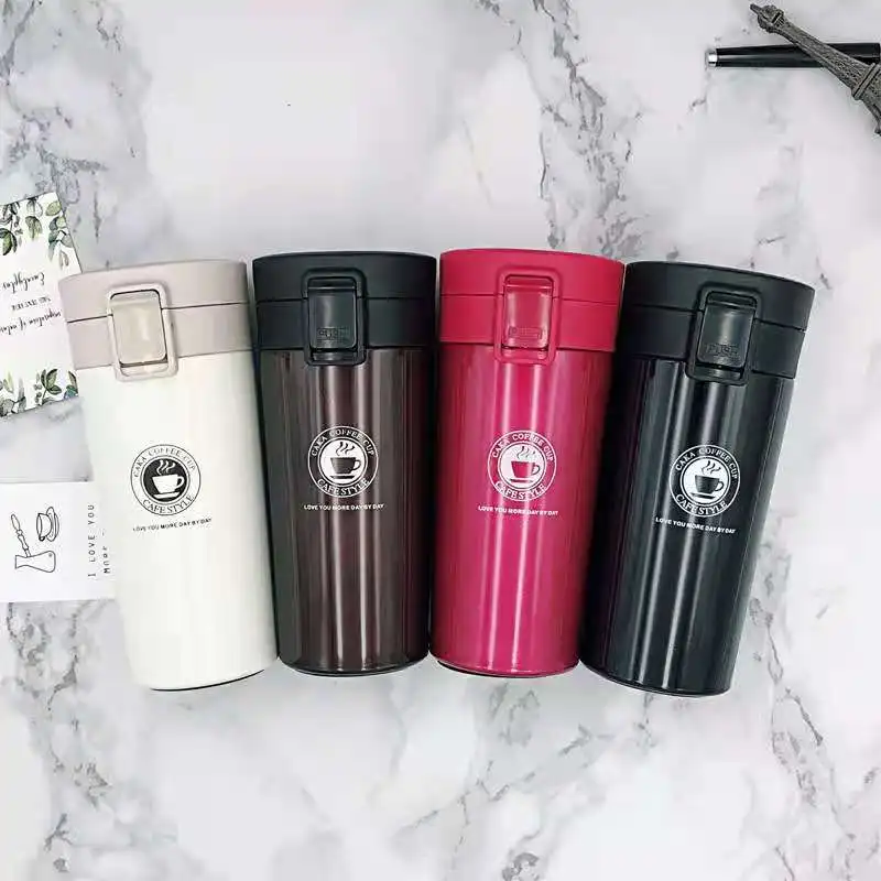 

Premium Travel Coffee Mug Stainless Steel Thermos Tumbler Cups Vacuum Flask thermo Water Bottle Tea Mug Thermocup