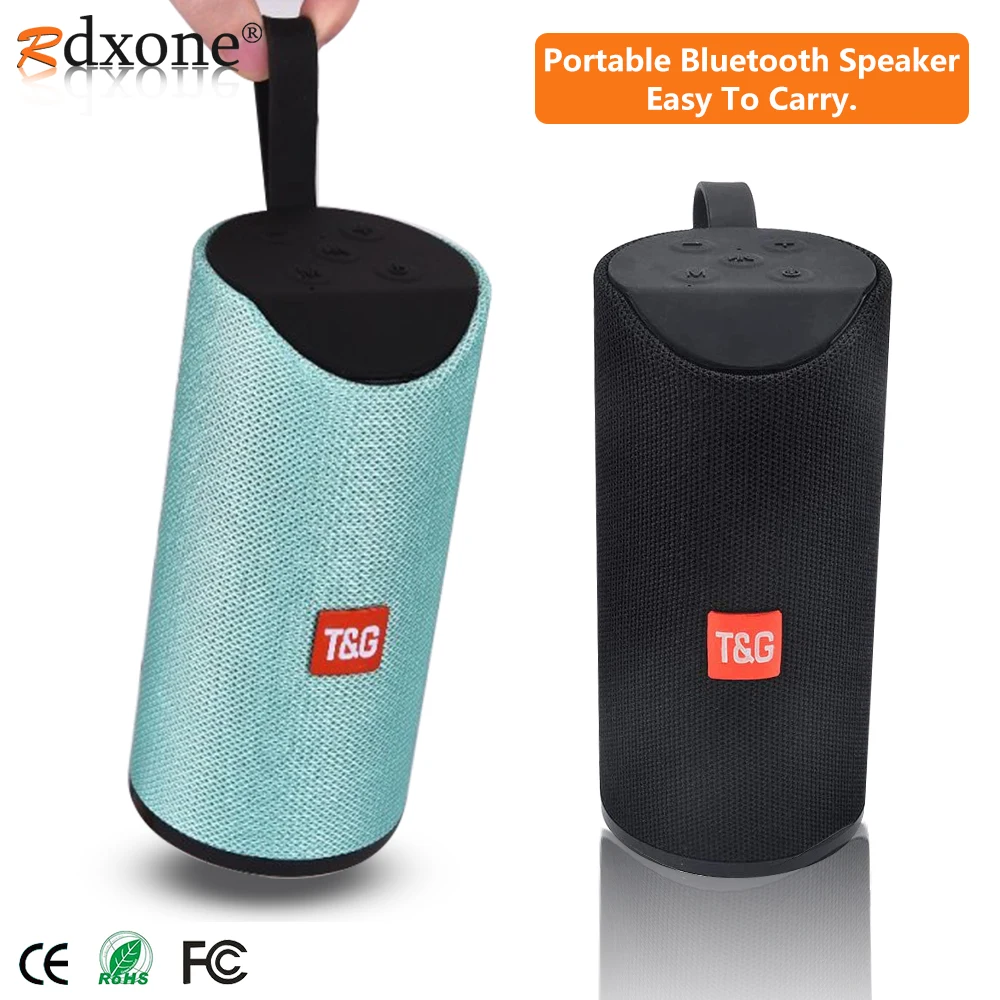 

5.0 Bluetooth Speaker Portable Outdoor Loudspeaker Wireless Mini Column 3D Stereo Music Surround Support FM TFCard Bass Box