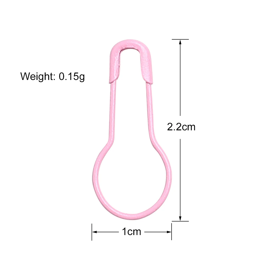 Creative  Mix Color Gourd Shape Safety Metal Pins Knitting Tool Accessories Cross Stitch Marker Tag Pins Clips