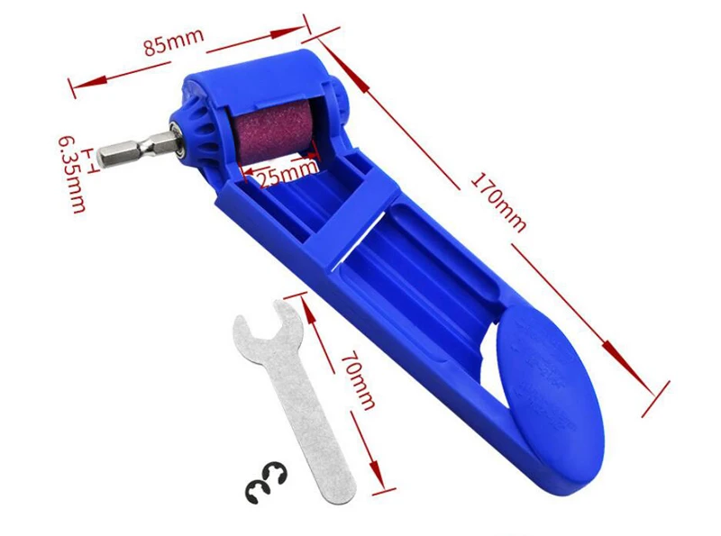 Electric Knife Twist Drill Mini Angle Grinding Machine Power Tool Portable Drill Grinder Bit Kit Sharpener Grinding Wheel