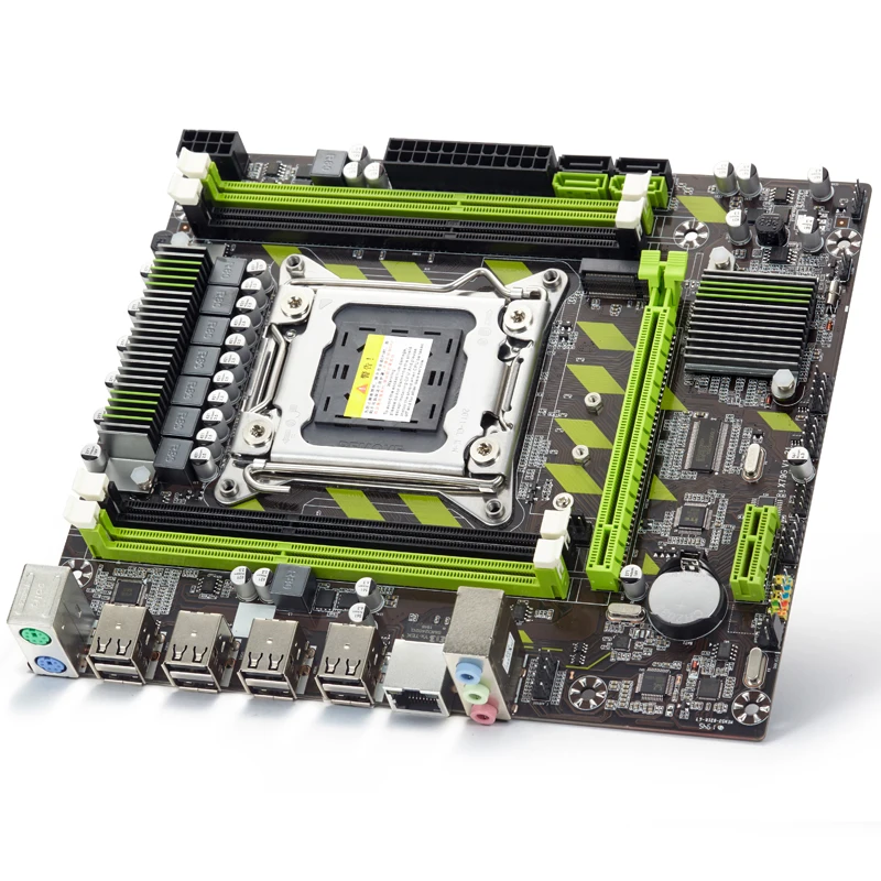 Go! X79G X79 Motherboard Set With LGA2011 Combos Xeon E5 2670 V2 CPU 2pcs x 8GB = 16GB Memory DDR3 RAM Radiator 12800R 1600Mhz