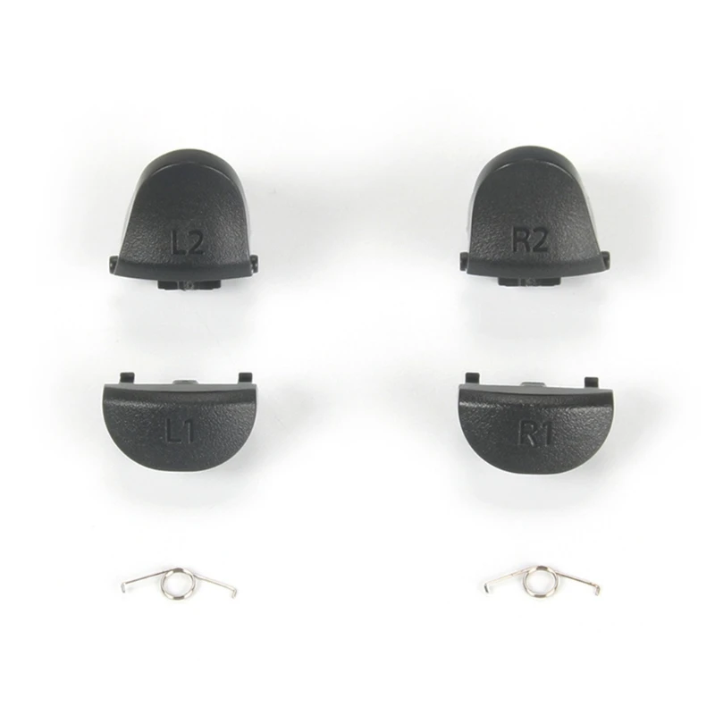 Botões de gatilho + molas para controle, l1, r1, l2, r2, para playons4, ps4, peças para reparo