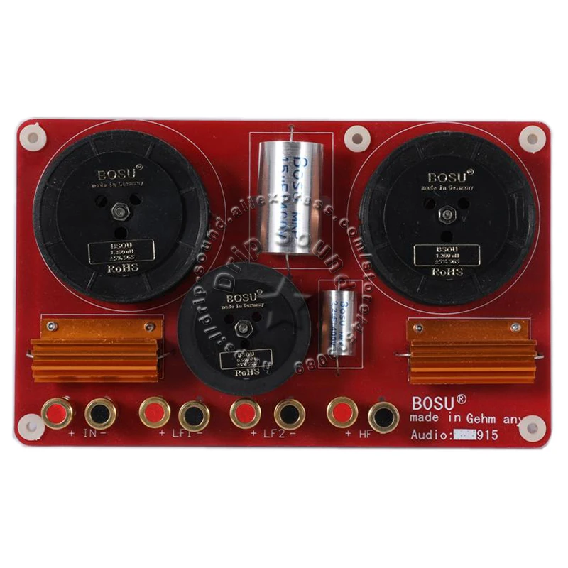 1 stücke 2 Weg 3 Einheit Hallo-fi Lautsprecher Frequenz Teiler 600 W Kontrabass Crossover Filter Mit Hochtöner sicherung Schutz