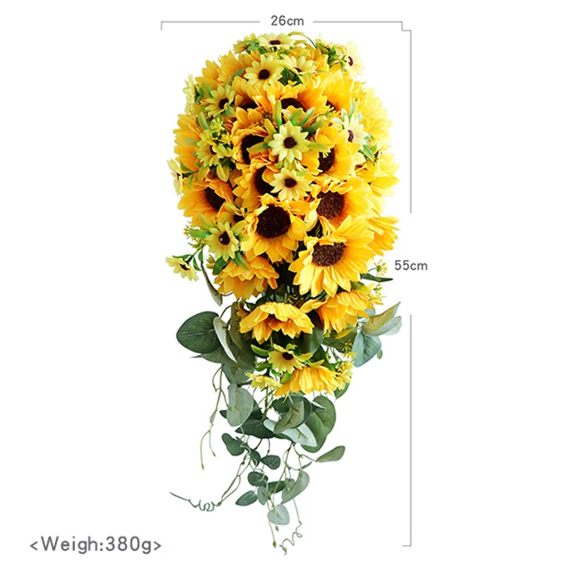 Garden Style Wedding Flowers Bridal Bouquets Sunflowers Bouquet