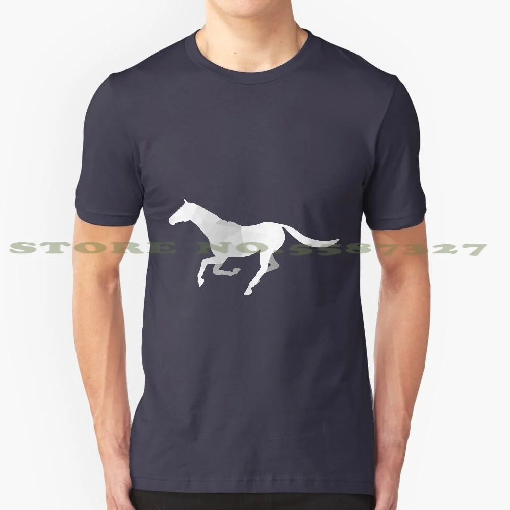 Horse 100% Pure Cotton T-Shirt Logo Identity Template Animals Horse Vector Silhouette Black Stallion Pets Mammals Walking