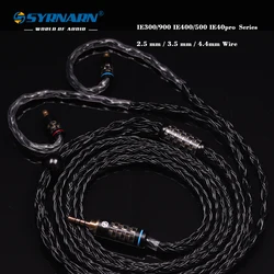 SYRNARN S7 OFC Copper silver 16 core For SENNHEISER IE40Pro IE400 500 IE300 900 2.5MM/4.4MM Balance Headphone upgrade cable