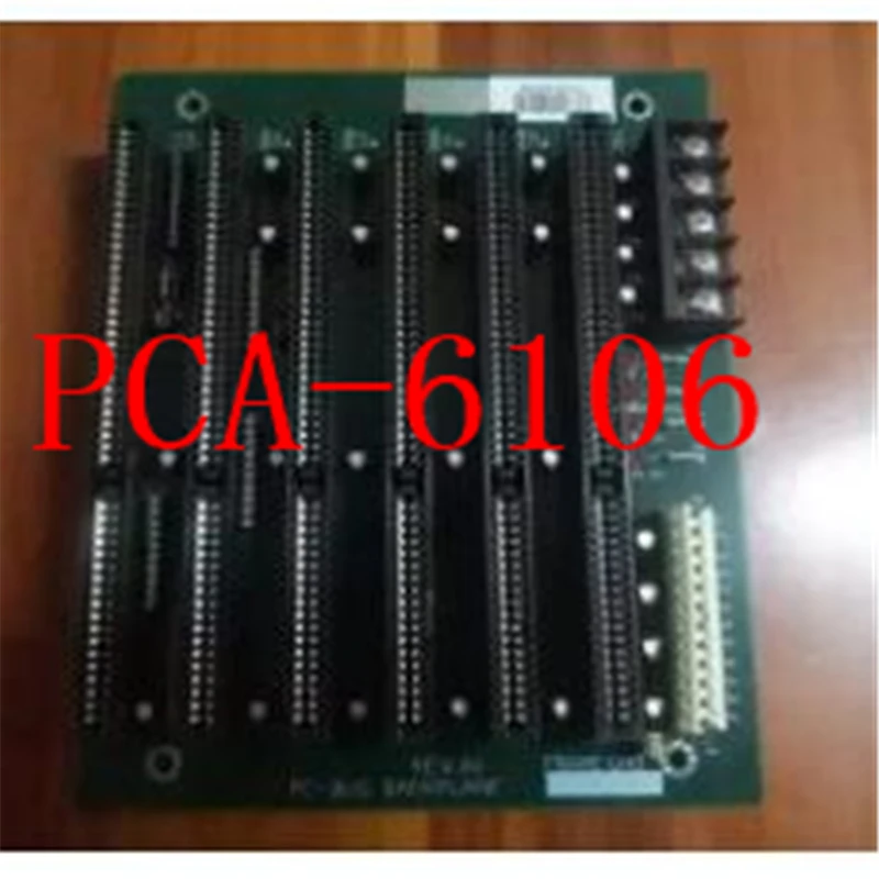 

New IPC 6*ISA PCA-6106-B PCA-6106 ISA Bus Slot Industrial passive backplane Half-size CPU Card Support ATX/AT power interface