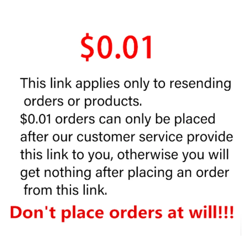 This Link is Only for Lost Parcle / Item Broken Which Purchased from Our Store We Promise to Resend the Same Items to You!