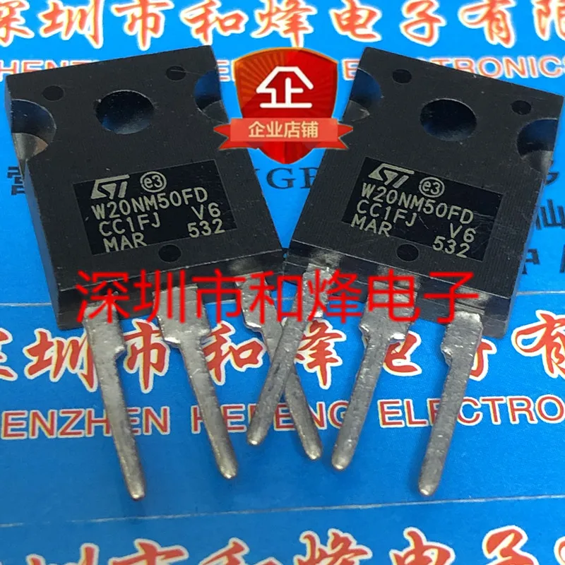 

5PCS/Lot STW20NM50FD W20NM50FD ½ TO-247 500V 20A