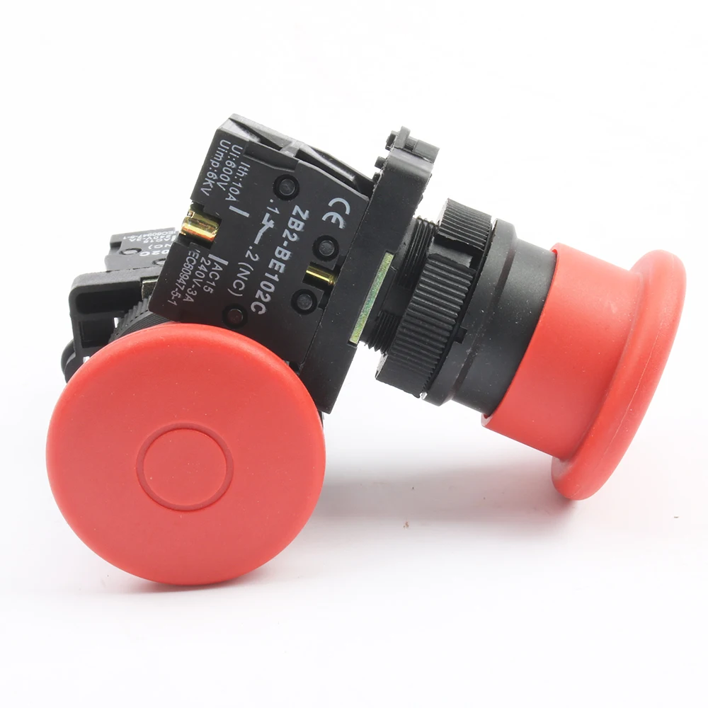 XB2 ET42 xb2-et42 push-pull emergency stop pushbutton head 40mm N/C push button switch