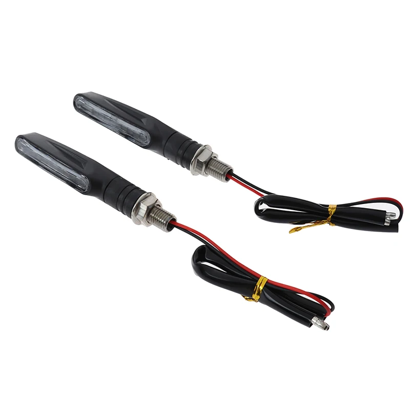 1 قطعة العالمي 12V led للدراجات النارية بدوره اشارات المؤشر ضوء تتدفق المياه الوامض وامض مؤشر