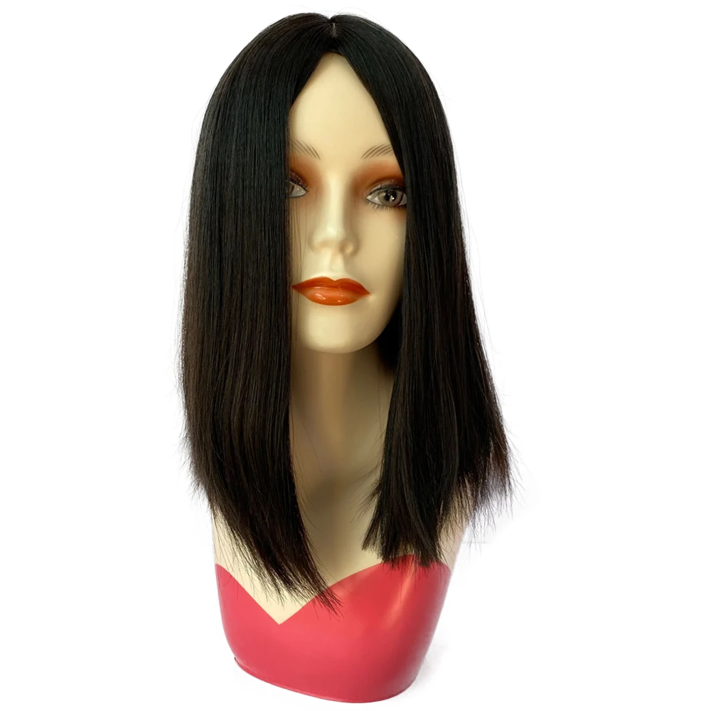 Same Hair Length Jewish Wig Human Hair Silk Base Kosher Wig Thick End Virgin European Hair Silk Top Wigs Sheitel For Women