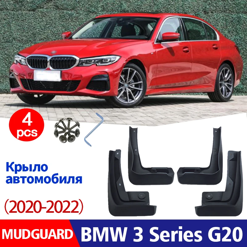 

4 шт., брызговики для BMW 3 серии G20 2021 2022 2023 2024