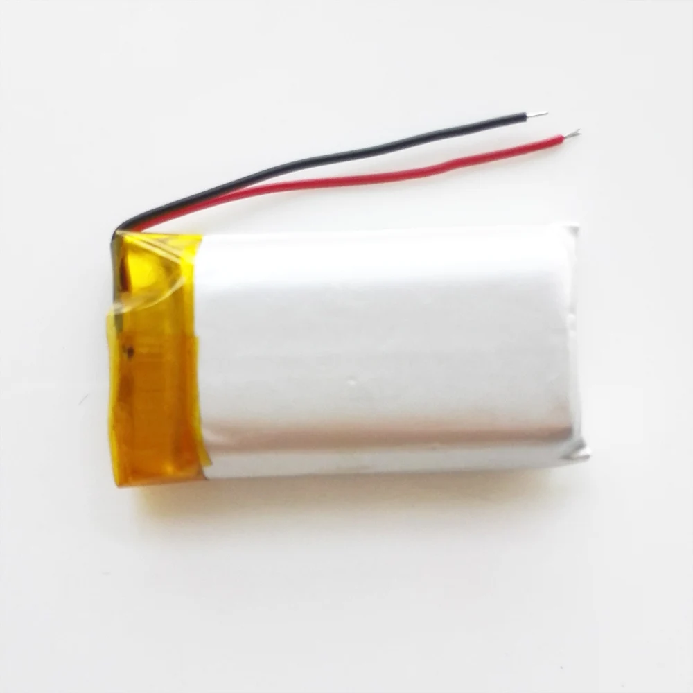 Batería recargable LiPo de polímero de litio de 3,7 V, 500mAh, 802035 para Mp3, GPS, PAD, DVD, E-book, Altavoz Bluetooth, auriculares, reloj inteligente