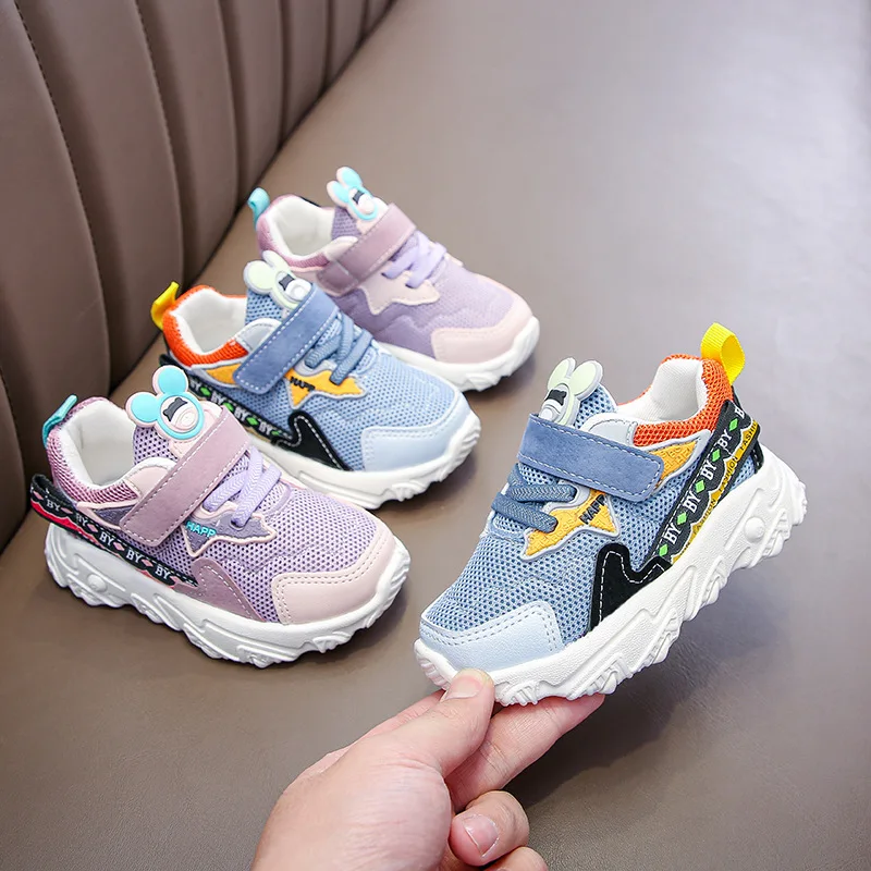 

Air Mesh Children & Toddler Shoes Breathable Baby Boys & Girls Shoes Fashion Kids Sneakers Size 22-31