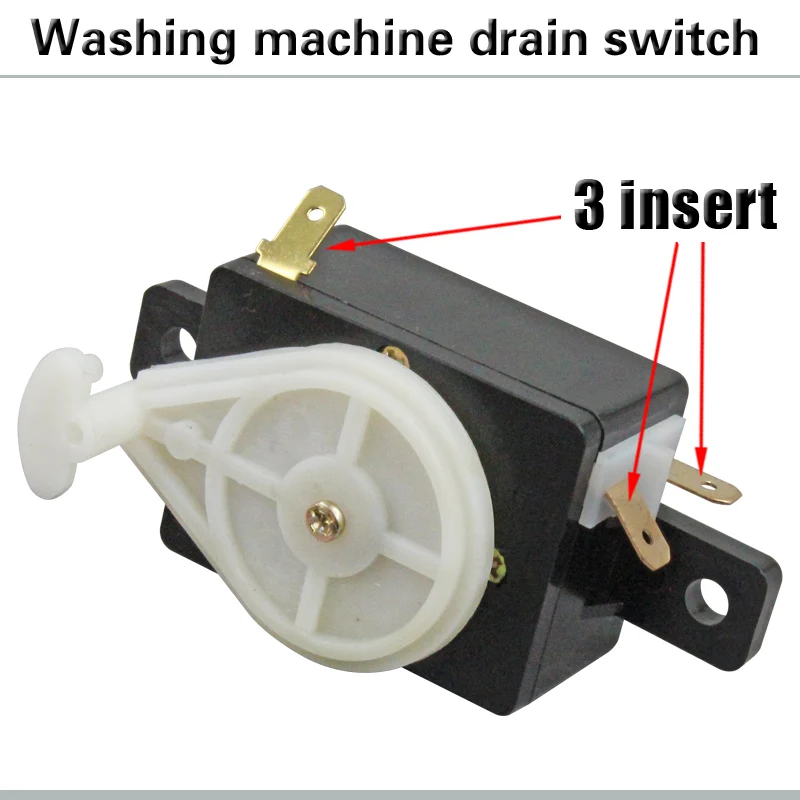 Double cylinder washing machine drain function switch accessories Semi-auto washing machine drain switch