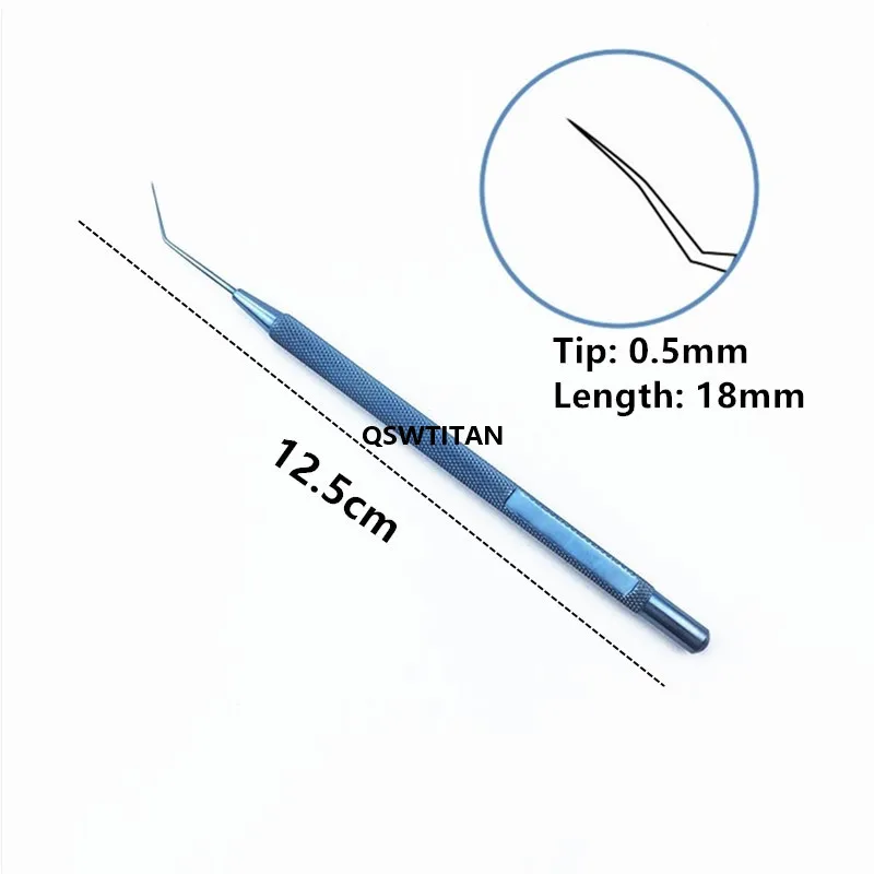 Strumenti per gancio oftalmico strumento chirurgico veterinario per occhi oftalmici da 0.7mm