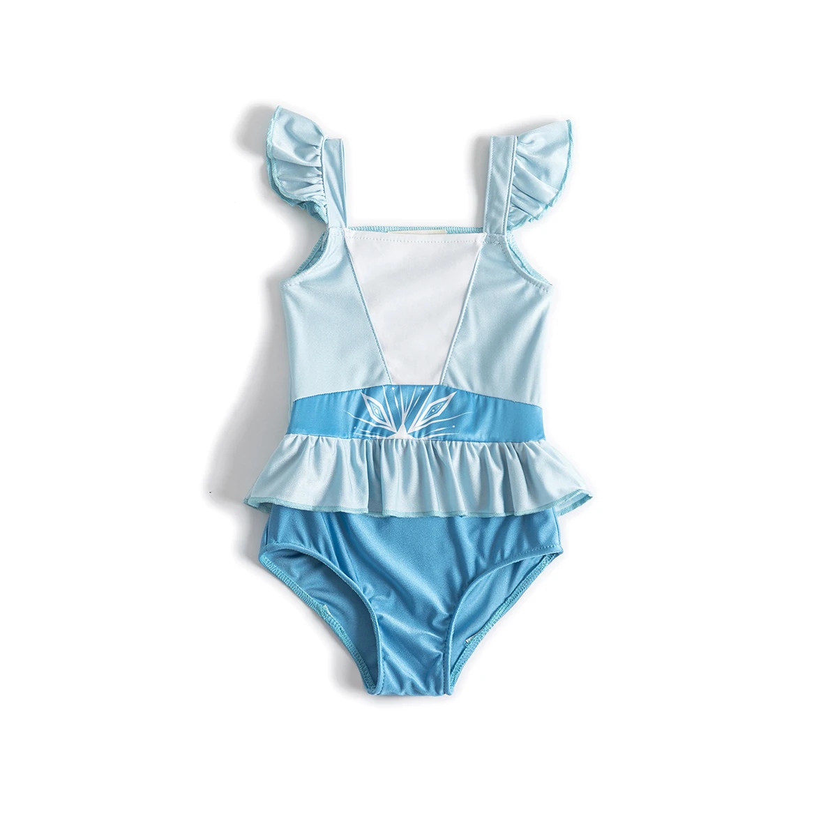 kids clothes girls baby Elsa swimsuit baby girl swimwear bathing suit kids bathing suit for girls short sleeve beach dresses