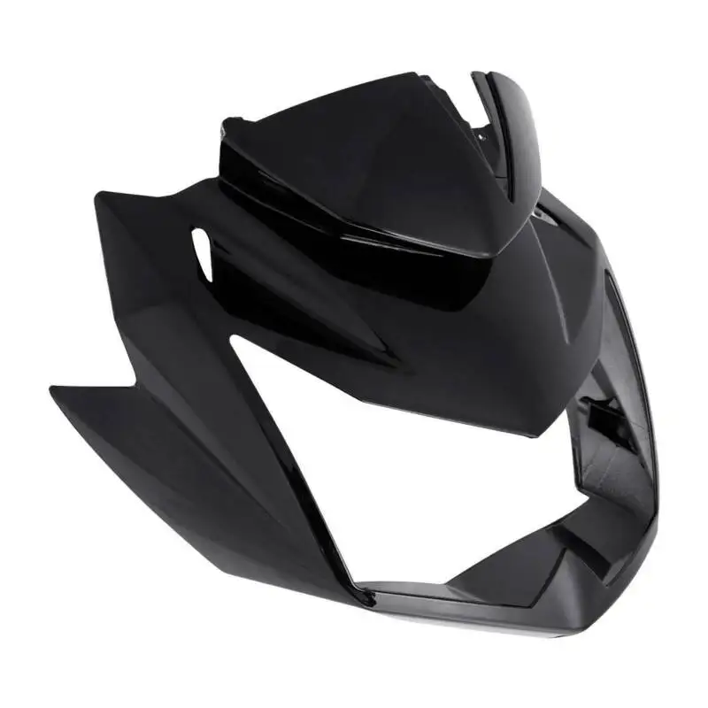 Motorcycle Painted Black Upper Front Fairing Cowl Nose For Kawasaki Z750 2007-2012