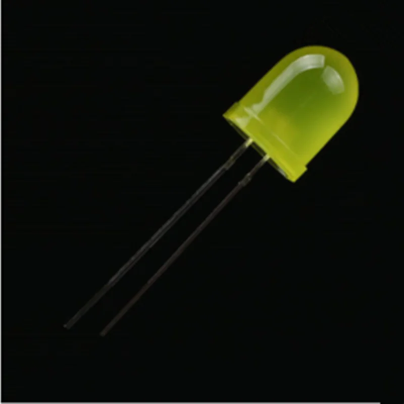 10MM/F10 okrągły głowica prysznicowa LED light-dioda emitująca LED koraliki do lampy białe włosy białe czerwony szmaragd zielony żółty niebieskie podświetlenie długie nogi