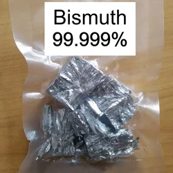 100g wysoki czysty bizmutowy metalowy wlewek bizmutu