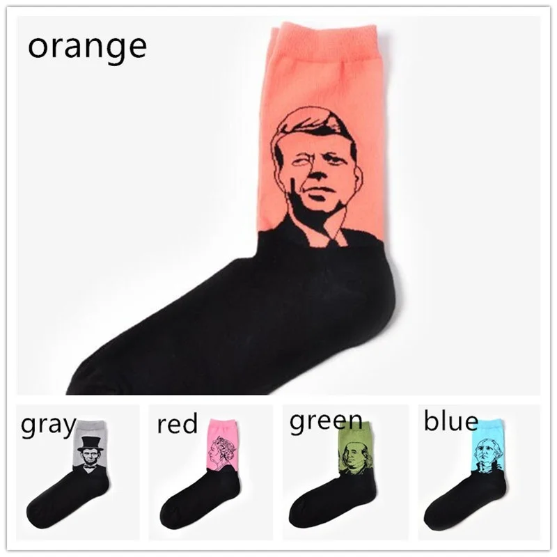 Street Wear Socks President Queen Socks for Lovers Socks for Female Male Fashion Accessories