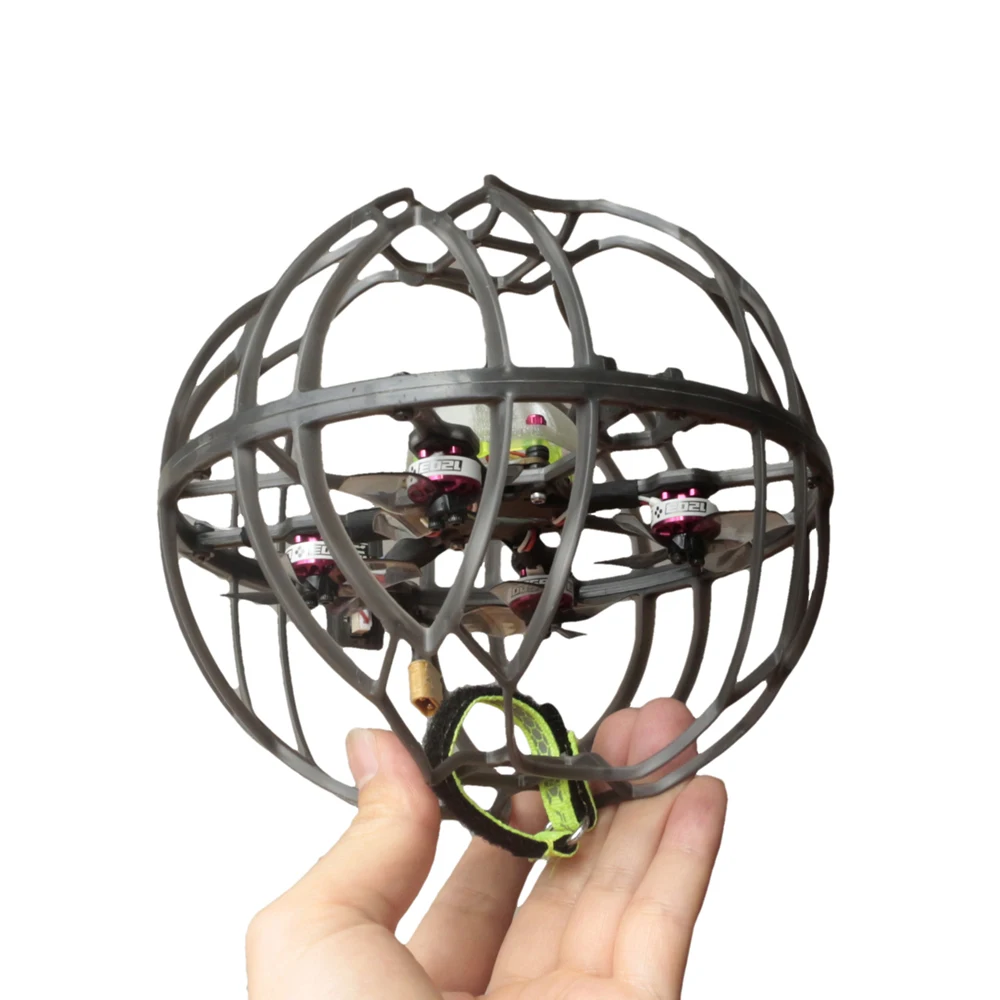 Ldarc fb156 rtf flyball futebol drone 87.5mm wheelbase droneball esportes competição quad combo iniciante sem bateria