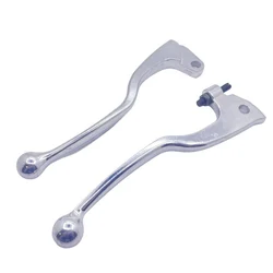 2PCS Chrome Motorcycle Handle Clutch Brake Levers For Yamaha DT125 TW200 XT225 YZ80 YZ125 TDR240 WR200 XT/TT 600 XT350 TTR250