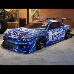 TY15 silvs S15 gp完全な1/10 1:10ドリフトrc pcボディシェル195幅ペイントボディとランプシェードドリフトボディrc hsp hpi traxタミヤ