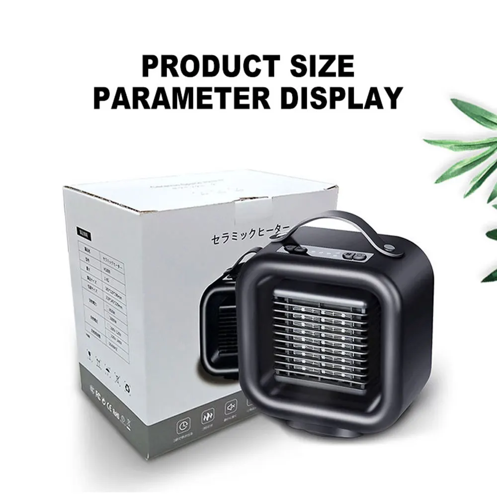 غرفة نوم كتم سخانات صغيرة سطح المكتب سخان كهربائي المنزلية السيراميك الحرارة معدات التدفئة والتبريد الصغيرة