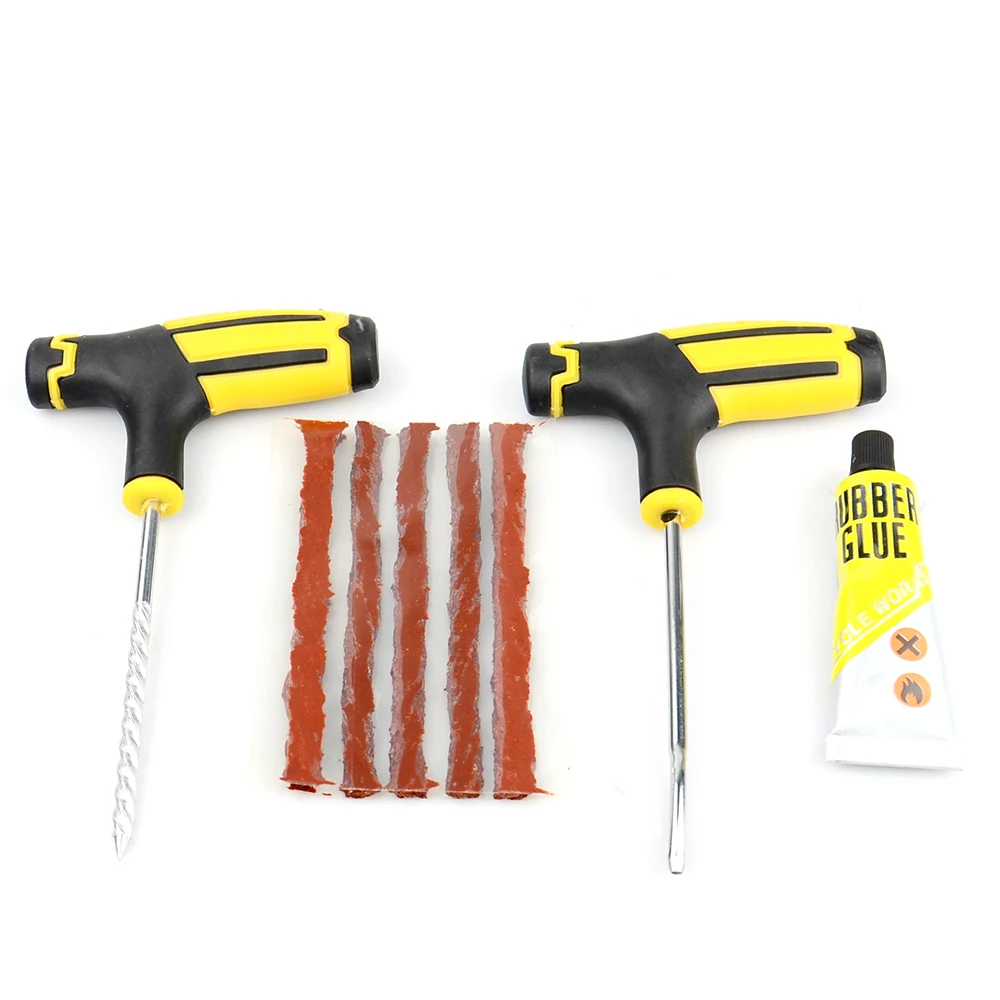 Car Tire Repair Kit Car Bike Auto Tubeless Tire Tyre Puncture Plug Repair Tool Kit Tool Car Accessories