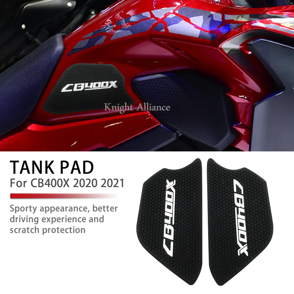 

Motorcycle Tankpad anti-slip tank Pad sticker protection stickers SIDE TANK PADS Traction Pad For HONDA CB400X 2020 2021