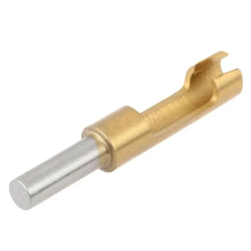 4ชิ้น/เซ็ตไทเทเนียมเคลือบShank Barrel Cork Drill Bitตัดเบื่อHole TenonเจาะรูSaw Arborsงานไม้เครื่องมือ