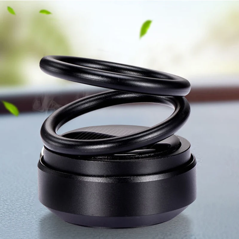 Solar Auto Rotating Car Perfume Auto Accessory Decoration Ornament For Skoda Yeti schnelle Ford focus 2 3 fusin flucht mondeo