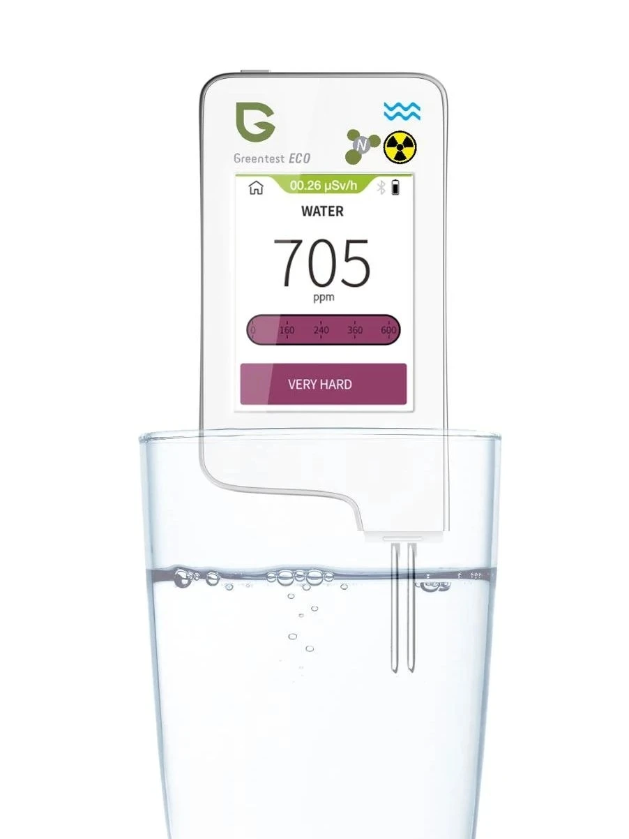 Imagem -02 - Casa Kitchen Nitrate Tester Radiação Tds Detector de Água Função Bluetooth e Tela Capacitiva Atualizado Greenest-eco6