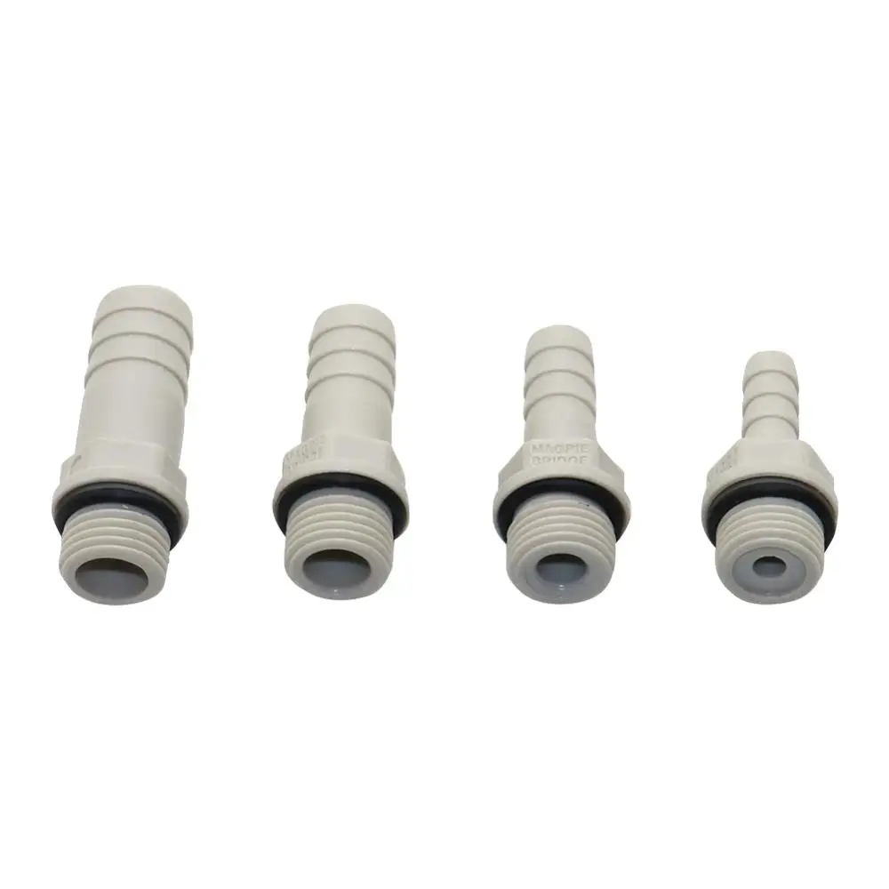 1 Pc Plastic Hose Fitting 6mm 8mm 10mm 12mm Barbed Tail 1/4\