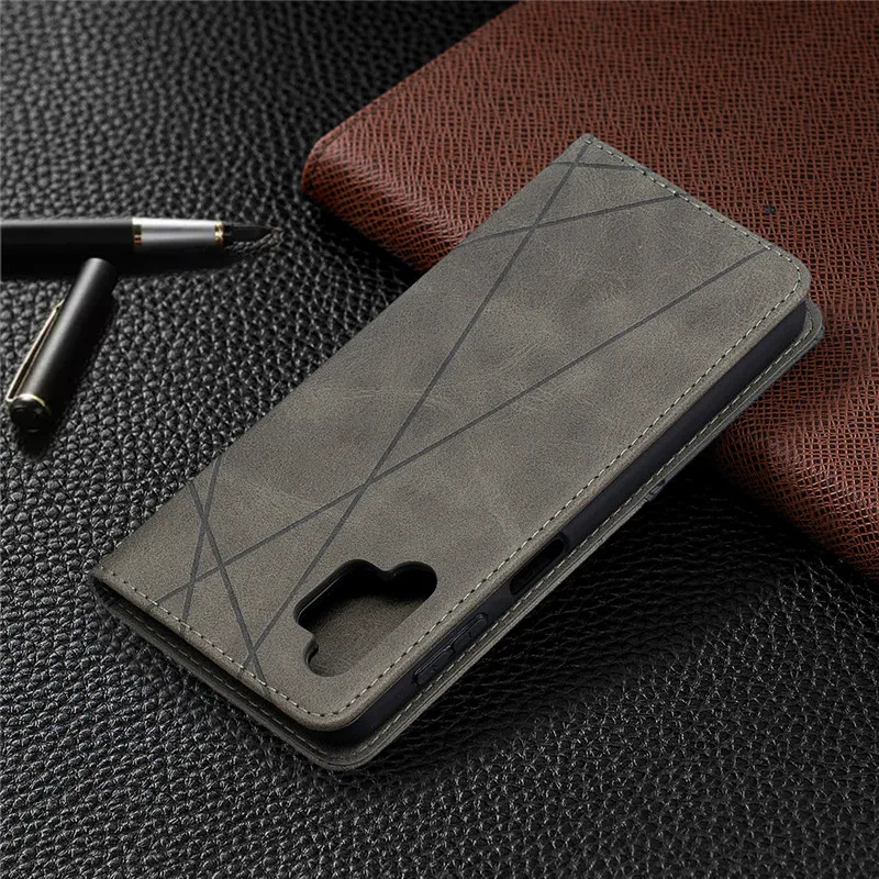 For Samsung Galaxy A32 5G Case Magnetic Leather Slim Case na For Samsung A 32 A42 A52 A12 A72 Flip Stand Business Phone Cover