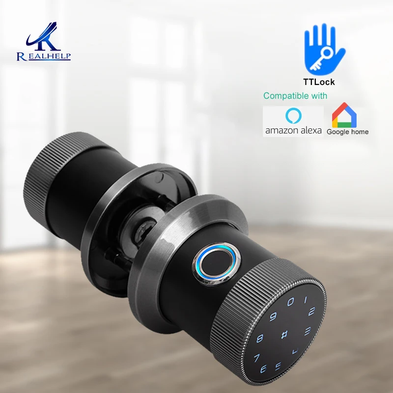TT Lock App Control Fingerprint Lock New Bluetooth Access Electronic Biometric Fingerprint Identification Household Lock
