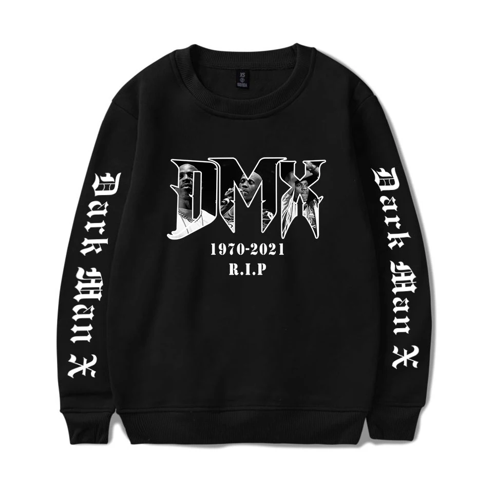 DMX Sweatshirt O-Neck Unisex Tracksuit Women/Men's Hoodies 2020 Harajuku Streetwear Plus Size Clothes