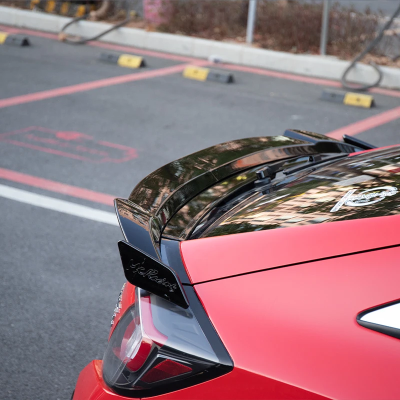 JDM Car Spoiler for Honda Civic 10th Hatchback Rear Spoiler MC Style Rear Trunk Spoiler ABS Gloss Black Wing Lip Trunk