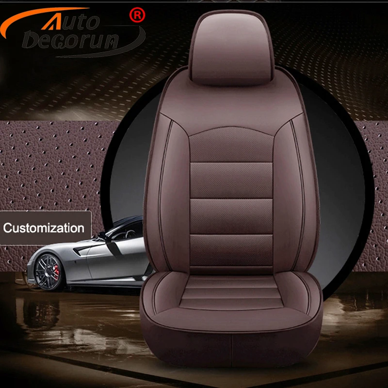 

AutoDecorun Custom Fit Automobiles Seat Cover for Renault Latitude 2011 Cowhide & PVC Leather Seat Cushion Set Accessories 12PCS