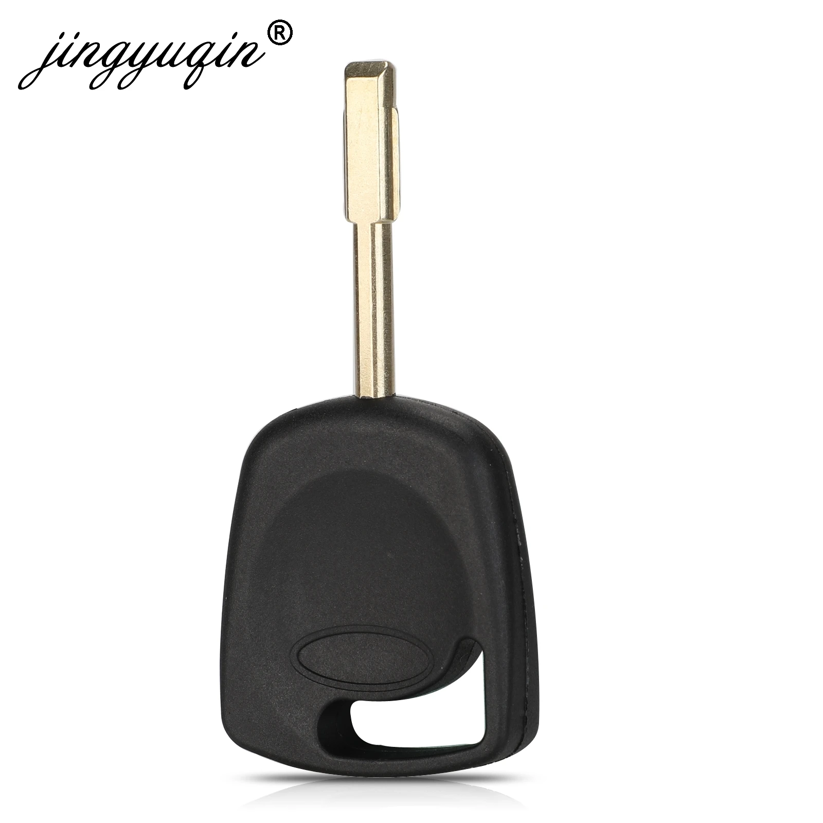 jingyuqin Transponder Uncut Blank Blade Key Shell For Ford Focus Mondeo KA Jaguar XJ8 Transit Connect Uncut No Chip