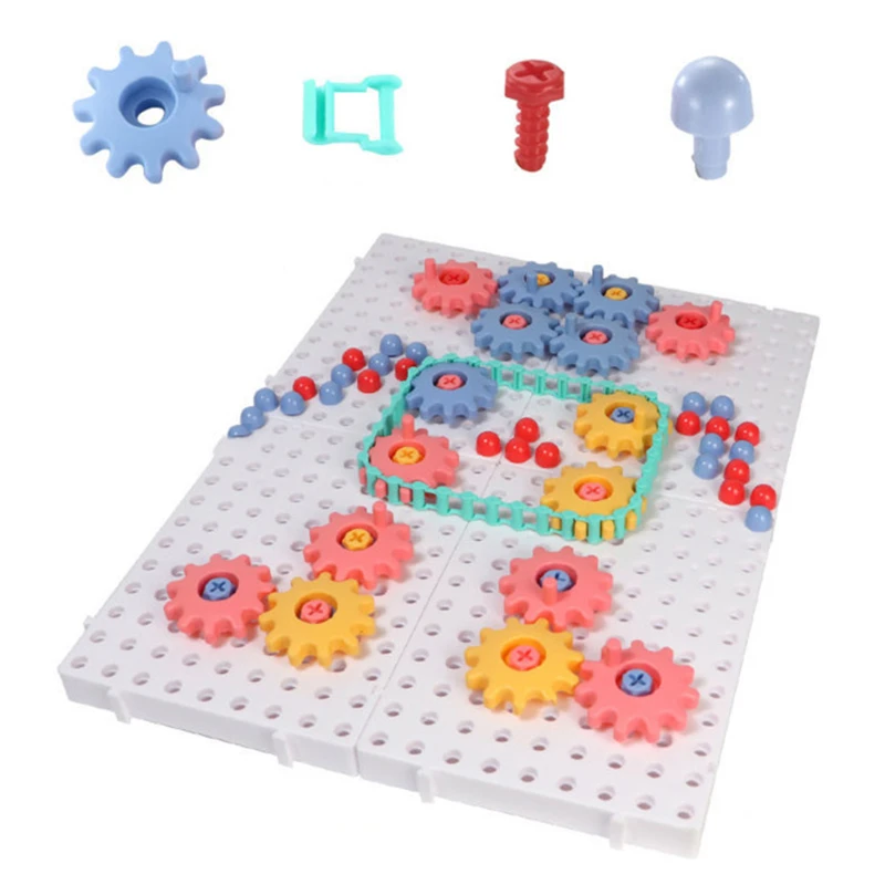 DIY Electric Drill Screw Toys For Children Nut Disassembly Assembly Tools Sets Creative 3D Puzzle Educational Toys Kids Gifts