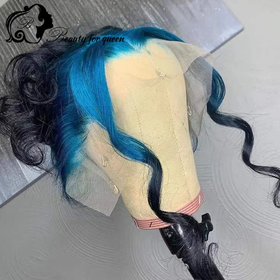 Wig Rambut Manusia Renda Depan untuk Wanita Wig Rambut Orang Brasil Gelombang Tubuh Remy Wig Frontal Renda Transparan HD dengan Garis Rambut Alami