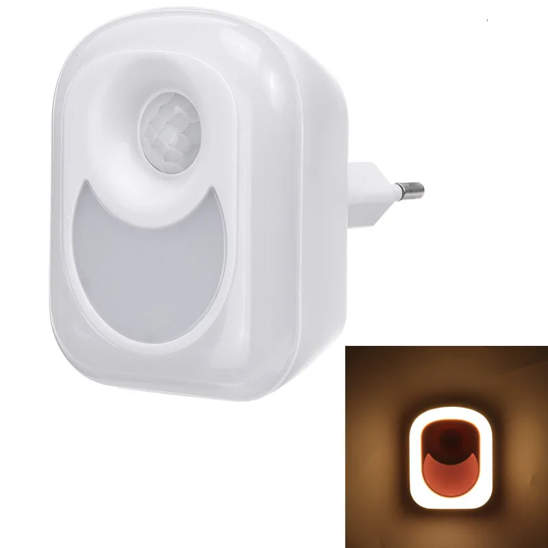 Lâmpada de parede ac 220 v luz da noite com sensor movimento pir infravermelho humano ativado 26 led lâmpada parede emergência corredor quarto casa