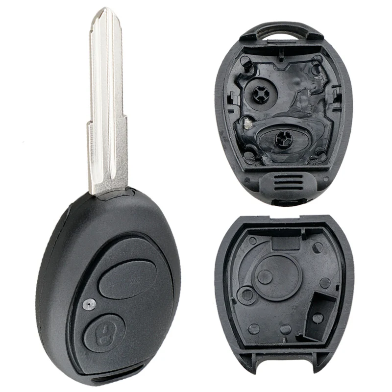 

Auto Car Key Shell Case Replacement 2 Buttons Uncut Blade Car Remote Key Shell Fit for Landrover Sport LR3 Discovery