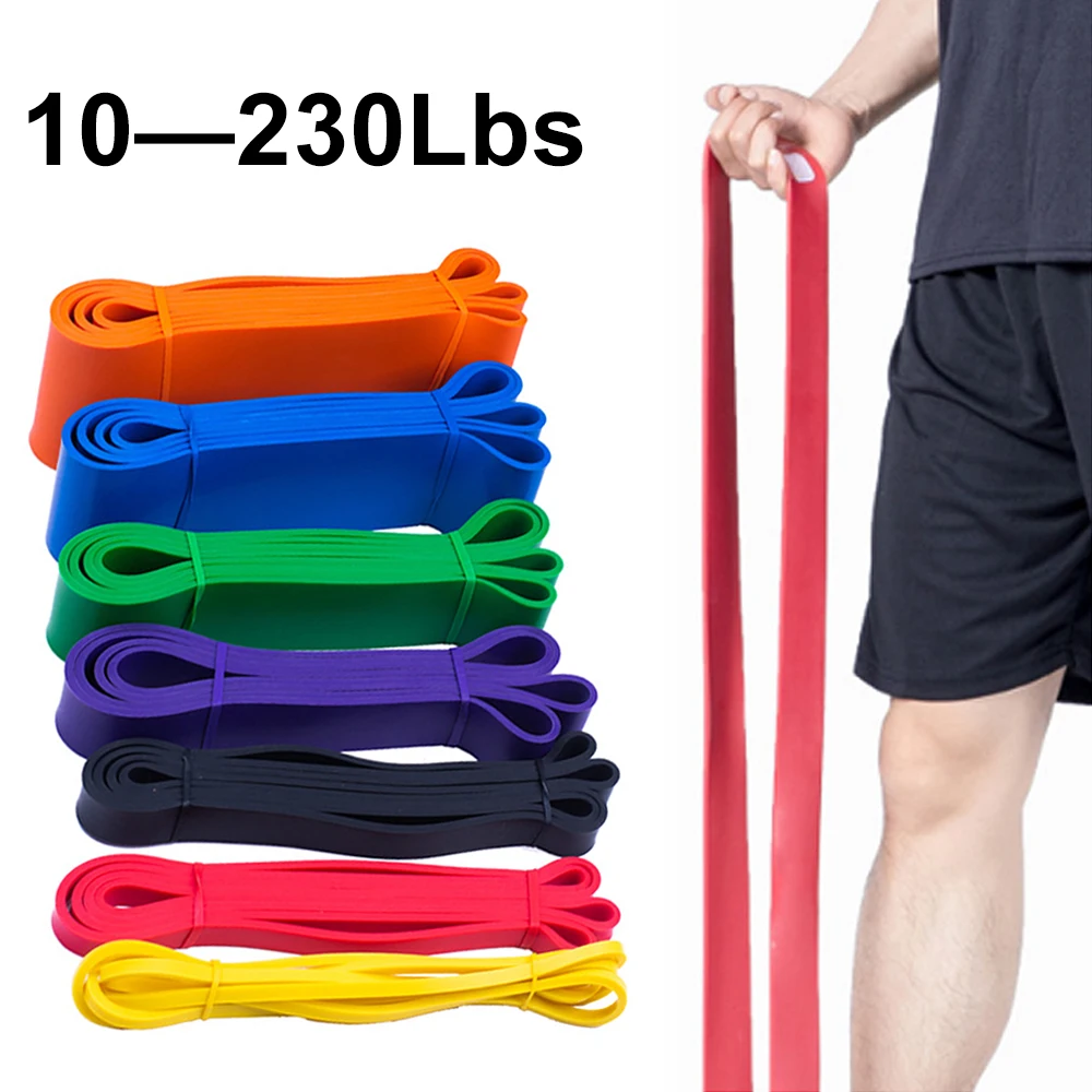 Elastic Fitness Band Resistance Bands Sport At Home Exercise Rope Loop Expander Gym Strengthen Trainning Power Fitness Equipment