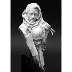 107mm  Resin Model Bust GK，Female role， Unassembled and unpainted kit