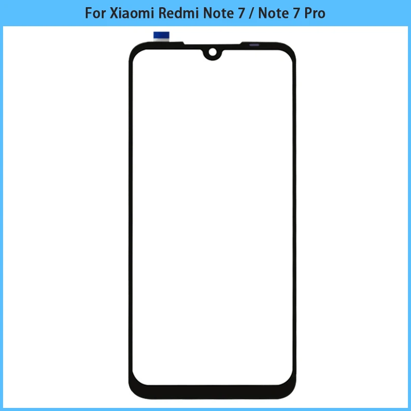 Nieuw Voor Xiaomi Redmi Note7 Note 7 Pro Touch Screen Lcd Front Buitenste Glazen Paneel Lens Voor Redmi Note 7 Touchscreen Glas Vervangen