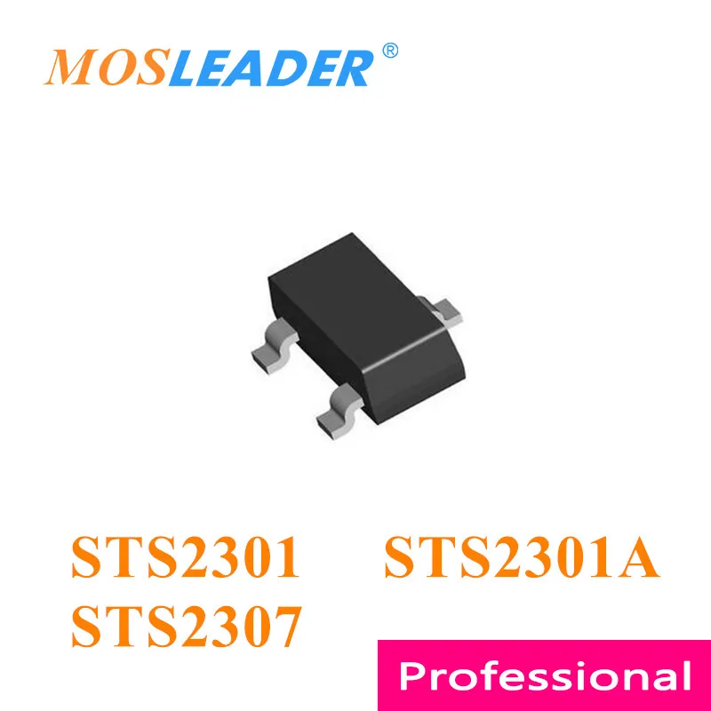 

Mosleader STS2301 STS2301A STS2307 SOT23 3000 шт. STS2301 Сделано в Китае p-канал 20V высокого качества